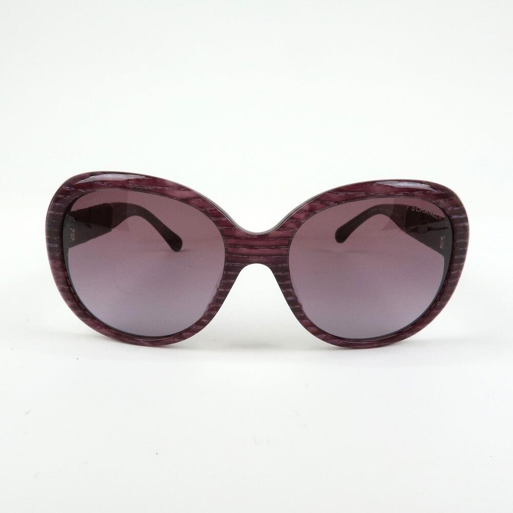 Chanel CC Logo Plastic Sunglasses Purple - Picture 2 of 5